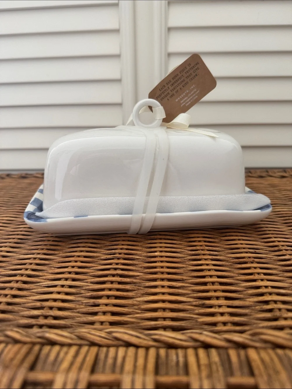 Rae Dunn SPREAD Ceramic Butter Dish